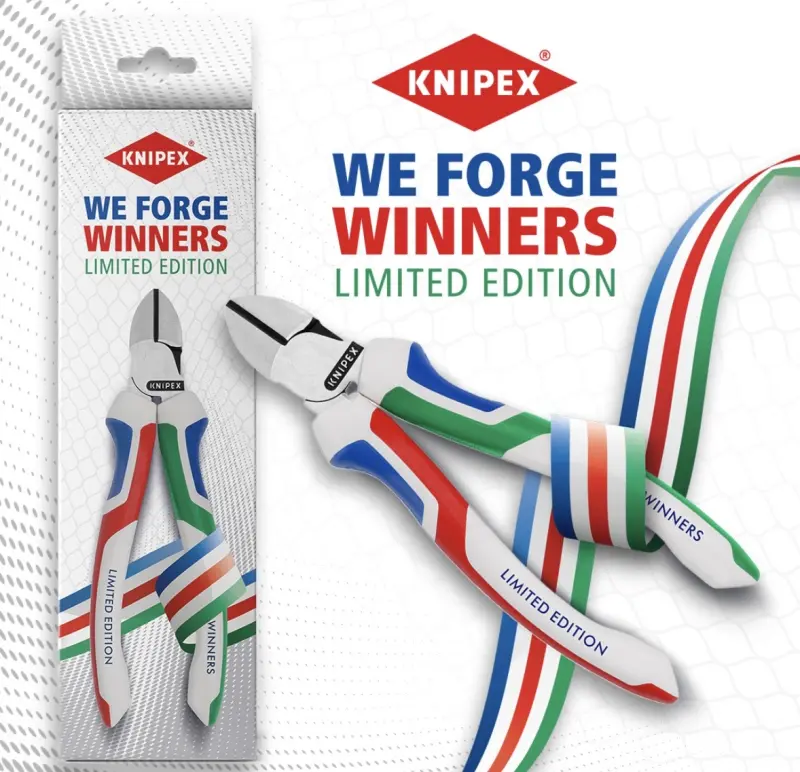 Boční štípací kleště Knipex 70 02 160 S8 - Limitovaná edice TVOŘÍME VÍTĚZE (K 70 02 160 S8)