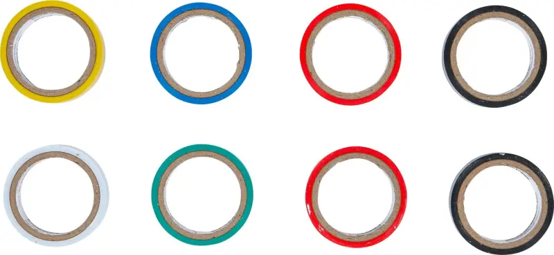 Kraftmann 80838 Viacfarebné lepiace pásky 18 mm x 3 m - 8 dielov