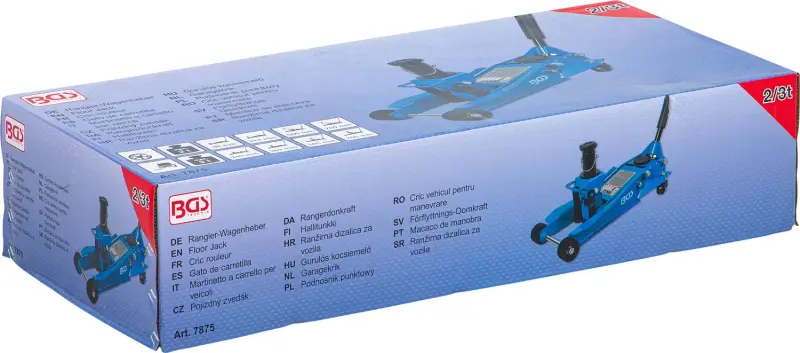 BGS 7875 Hydraulický pojazdný zdvihák 2 t / 3 t
