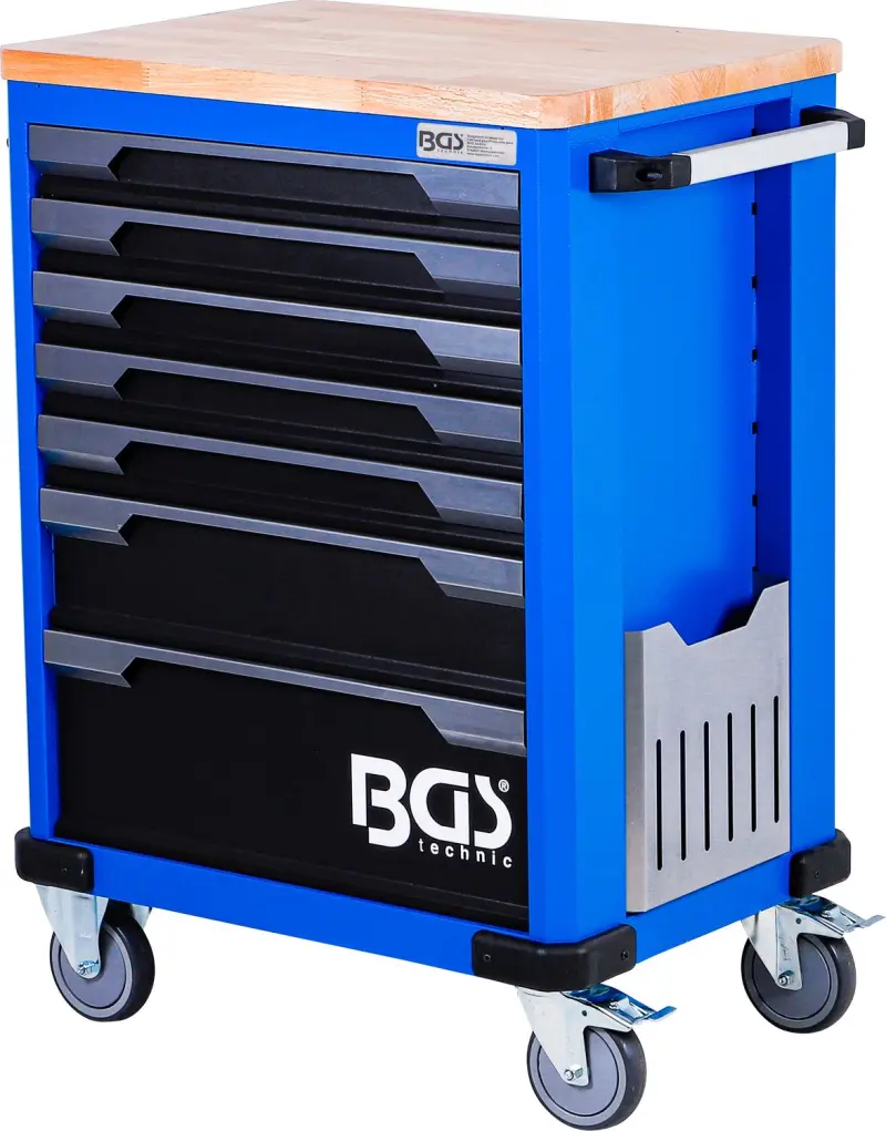 BGS 6067 Dielenský vozík - 7 zásuviek. 286 dielov