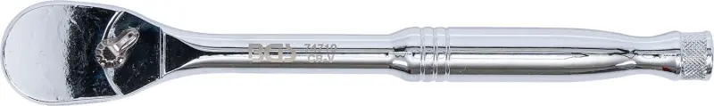 BGS 74710 Prepínacia račňa 3/8" Masívna oceľ, jemné ozubenie