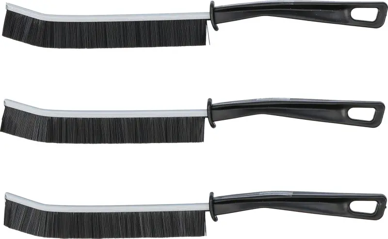 Kraftmann 50915 Tuhé kefy na čistenie rohov 230 mm - 3 diely