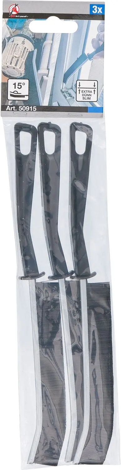 Kraftmann 50915 Tuhé kefy na čistenie rohov 230 mm - 3 diely