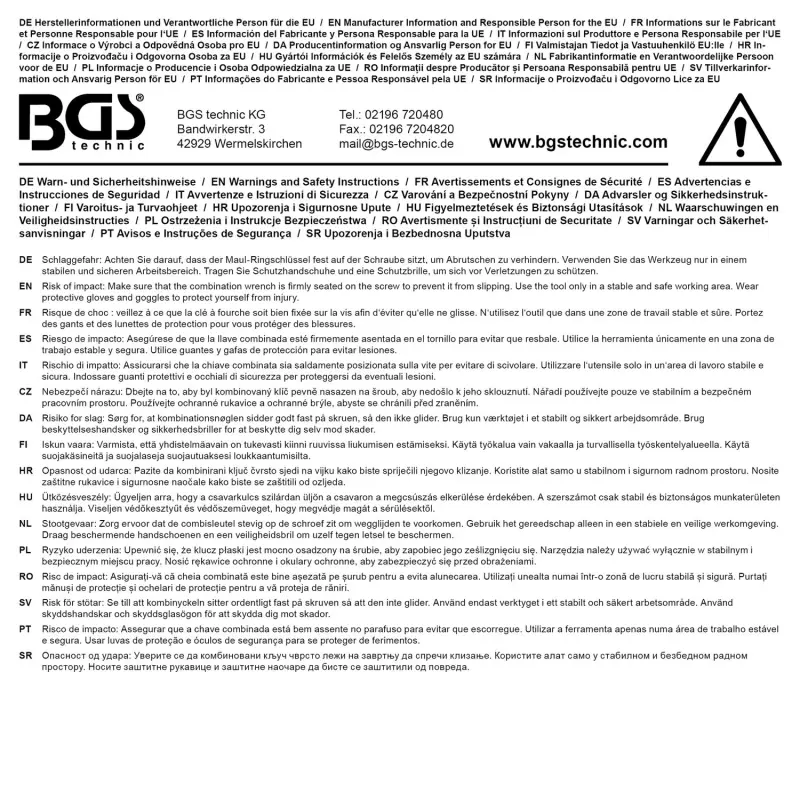 Kraftmann 91198 Očkoploché kľúče 6 ÷ 32 mm, protišmyková rukoväť - 25 dielov