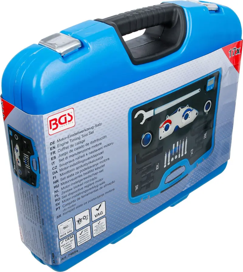 BGS 74684 Súprava náradia na nastavenie motora pre VAG 1.0, 1.2, 1.4, 1.5 TSI benzín