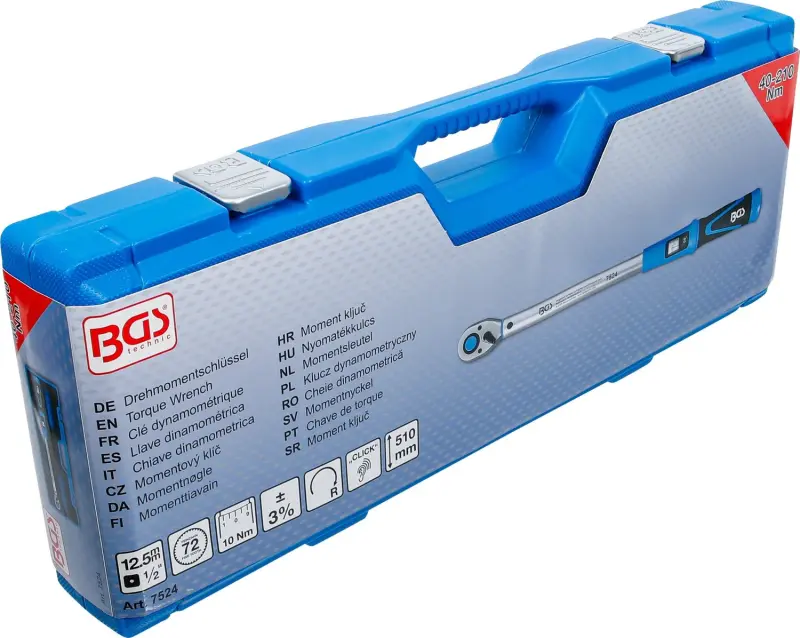 BGS 7524 Momentový kľúč 1/2" 40 - 210 Nm
