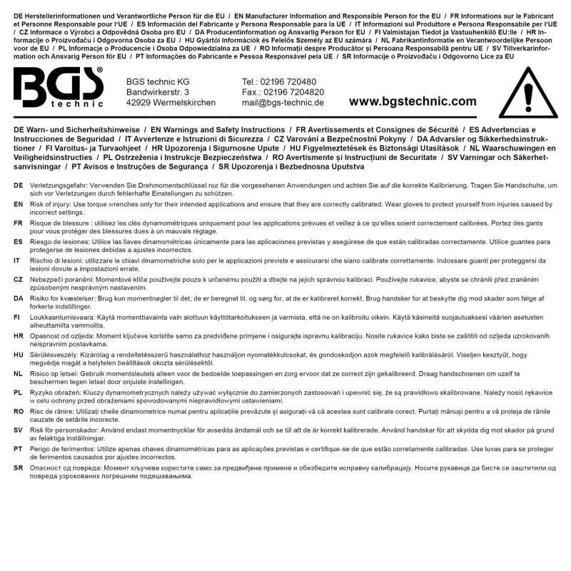 BGS 7122 Momentové skrutkovače a nástrčné hlavice 1/4"