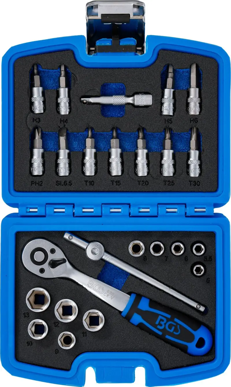 BGS 74713 Gola sada 1/4" - 24 dielov