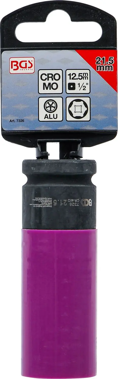 BGS 7326 Nástrčná hlavica 1/2" 21,5 mm