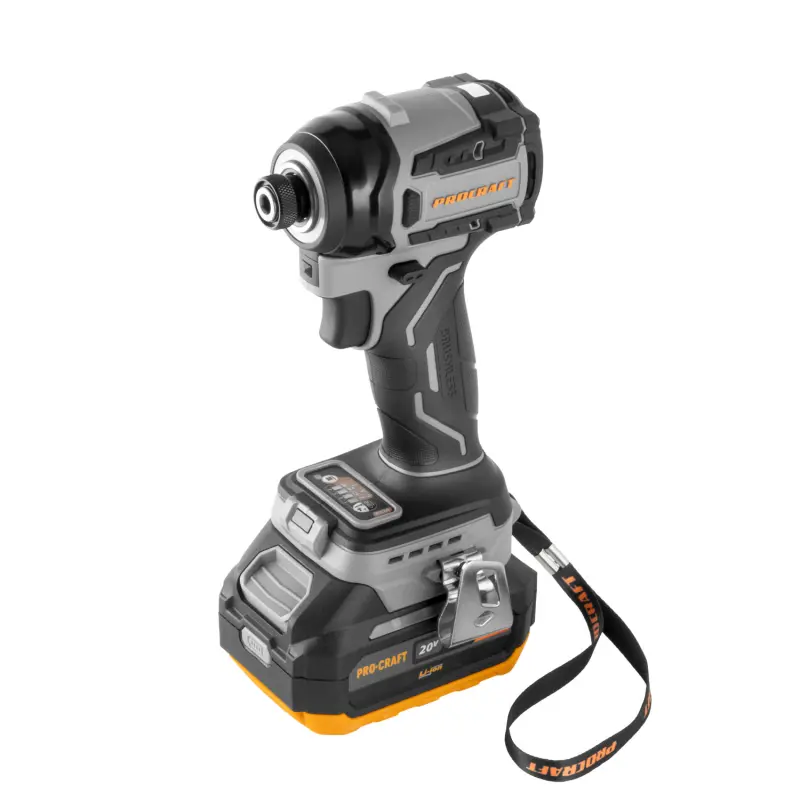 Aku rázový utahovák Procraft Industrial ID20A 1/4" 80 ÷180 Nm (4,0 Ah) (PRID20A1B)