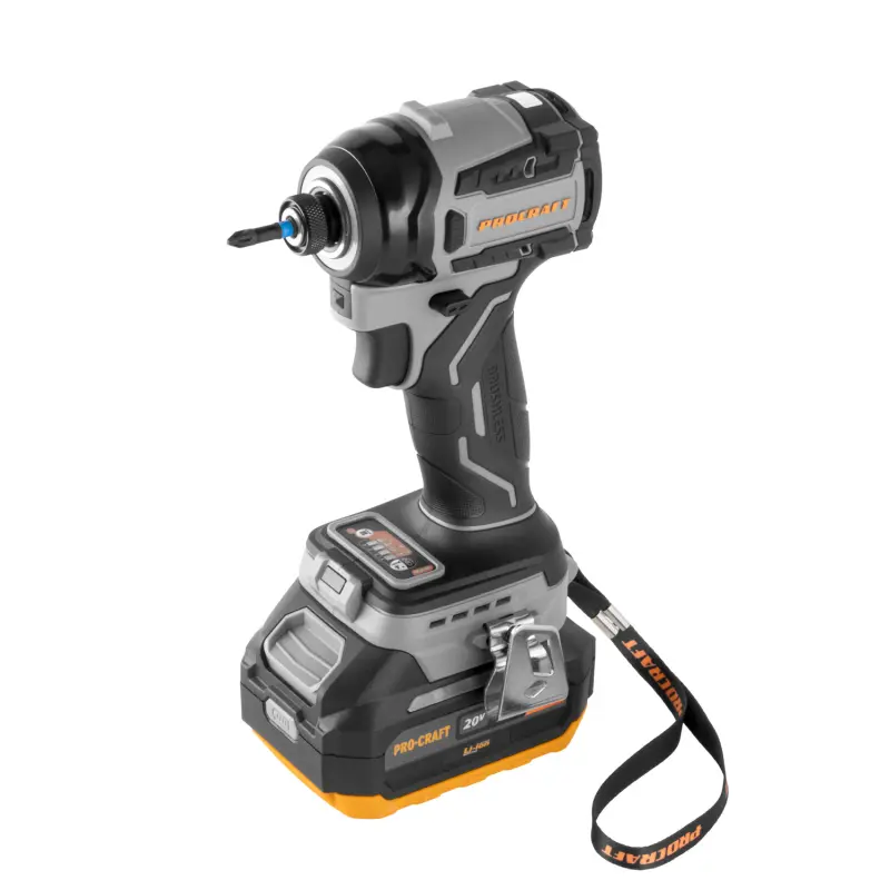 Aku rázový utahovák Procraft Industrial ID20A 1/4" 80 ÷180 Nm (4,0 Ah) (PRID20A1B)