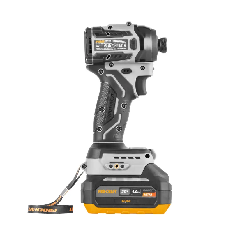 Aku rázový utahovák Procraft Industrial ID20A 1/4" 80 ÷180 Nm (4,0 Ah) (PRID20A1B)