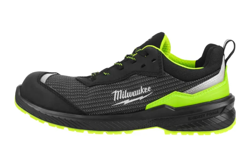 Bezpečnostní obuv Milwaukee FLEXTRED s vysokou viditelností, textilní svršek, FXT S1PS Green 1L616166 SC FO SR ESD, zelená barva (vel.39), 4932501353