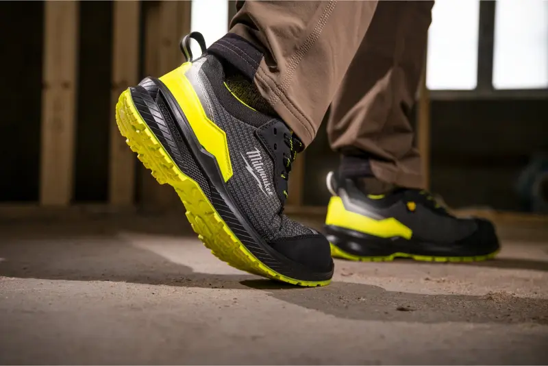 Bezpečnostní obuv Milwaukee FLEXTRED s vysokou viditelností, textilní svršek, FXT S1PS Yellow 1L515155 SC FO SR ESD, žlutá barva (vel.39), 4932501457