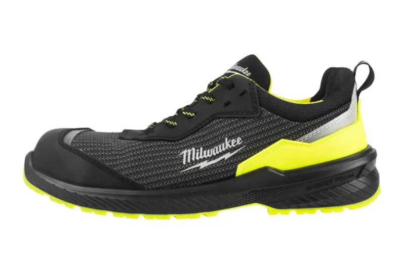 Bezpečnostní obuv Milwaukee FLEXTRED s vysokou viditelností, textilní svršek, FXT S1PS Yellow 1L515155 SC FO SR ESD, žlutá barva (vel.40), 4932501458