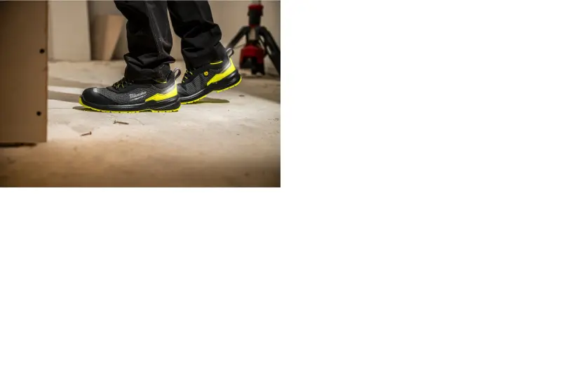 Bezpečnostní obuv Milwaukee FLEXTRED s vysokou viditelností, textilní svršek, FXT S1PS Yellow 1L515155 SC FO SR ESD, žlutá barva (vel.42), 4932501460