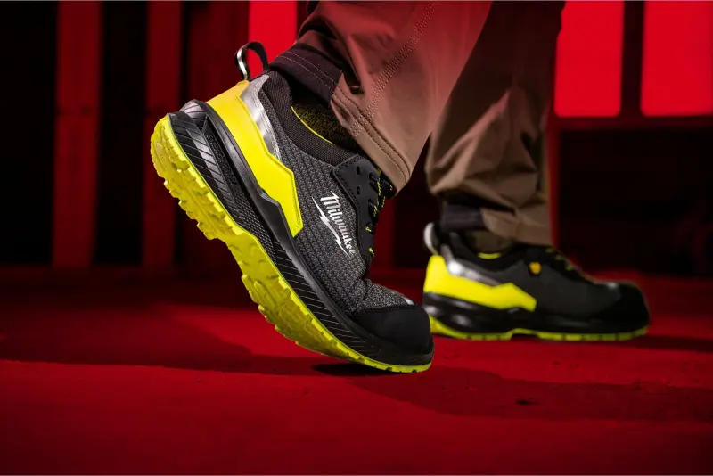 Bezpečnostní obuv Milwaukee FLEXTRED s vysokou viditelností, textilní svršek, FXT S1PS Yellow 1L515155 SC FO SR ESD, žlutá barva (vel.45), 4932501463