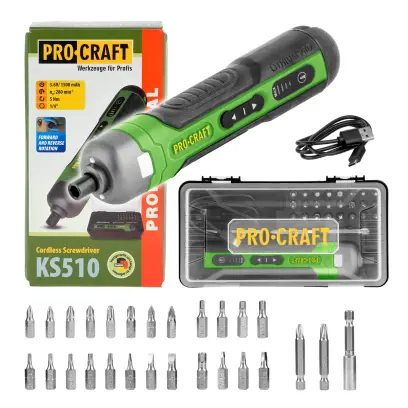Aku šroubovák Procraft KS510 (1,5 Ah) (PRCKS510)
