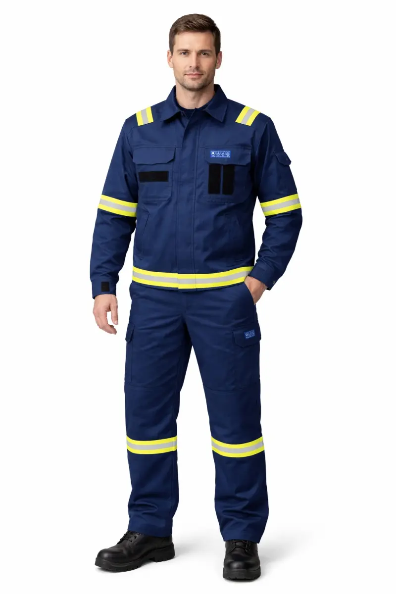 Pracovní kalhoty NOMAK z originálního materiálu Nomex, Modré, Vel. 4XL - 60 (MKR000K60)