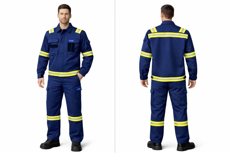 Pracovní kalhoty NOMAK z originálního materiálu Nomex, Modré, Vel. 6XL - 64 (MKR000K64)