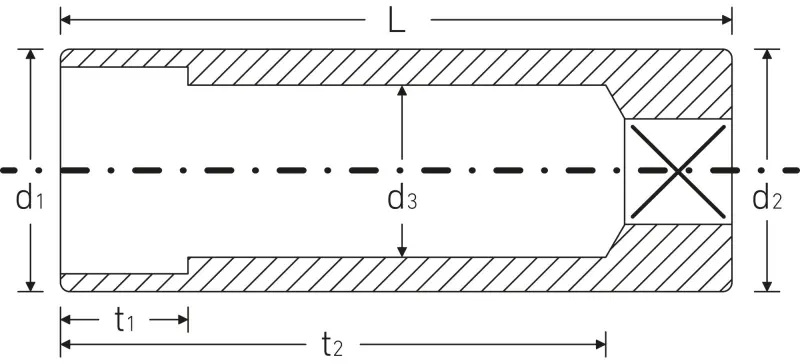 Nástrčná hlavice 1/4" 12hr. AS-Drive 5 mm, dlouhá, Stahlwille 01240005 (STAHL01240005)