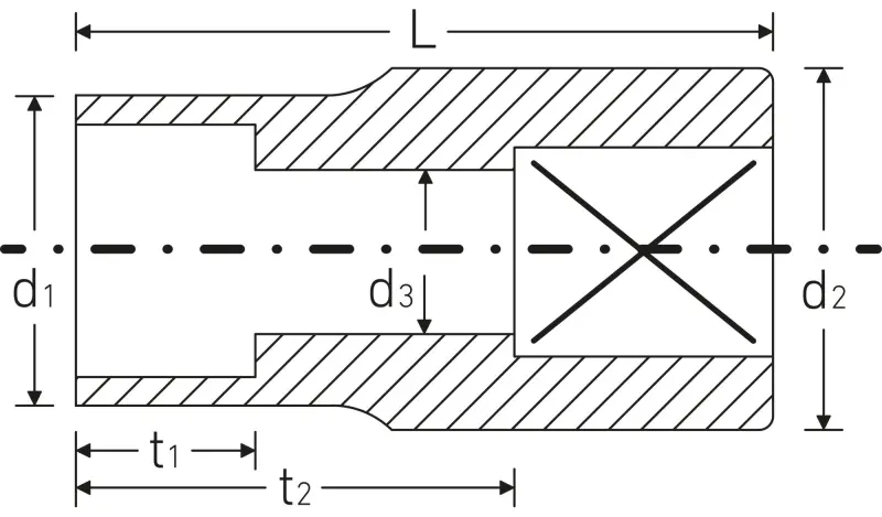 Nástrčná hlavice 1/4" E-Profil E7 Stahlwille 01270007 (STAHL01270007)