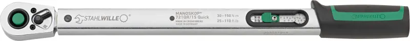Momentový klíč 1/2" Stahlwille 50204115 Standard MANOSKOP® 721QR/15 QUICK (30 ÷ 150 Nm) (STAHL50204115)