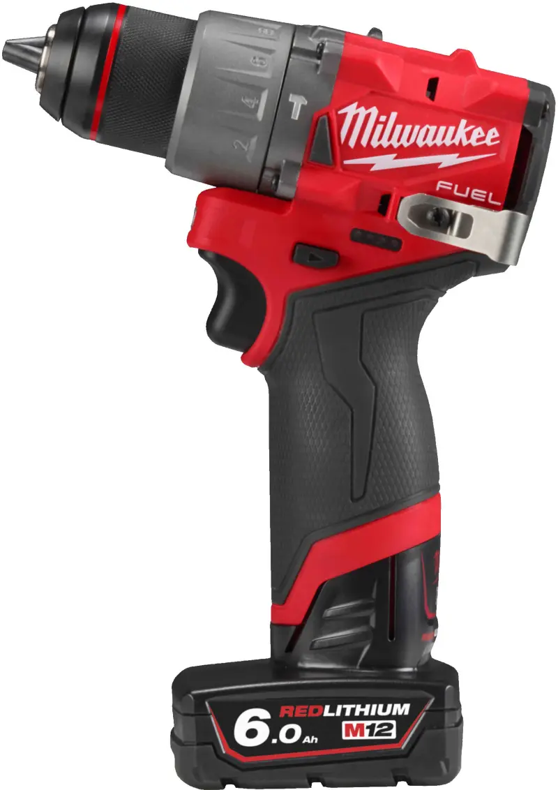 Sada aku nářadí Milwaukee M12 FPD2-602X a M12 FCIWF12G3-0, 2x aku M12 B6 + C12 C + kufr, 4933479870-SET (MI4933479860-SET2)