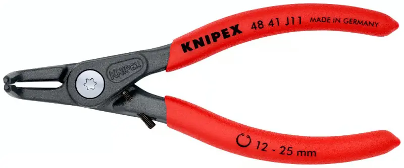 Kleště pro vnitřní pojistné kroužky Knipex 48 41 J11 130 mm - protiskluzová rukojeť (K 48 41 J11)