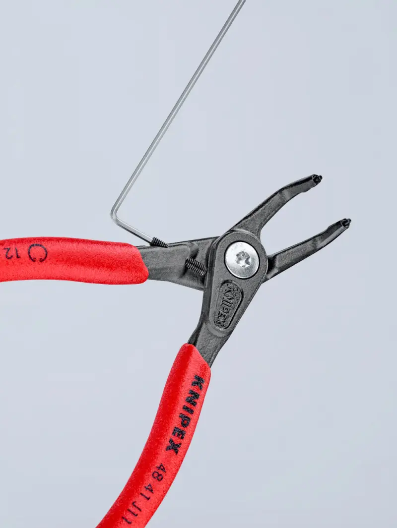 Kleště pro vnitřní pojistné kroužky Knipex 48 41 J11 130 mm - protiskluzová rukojeť (K 48 41 J11)