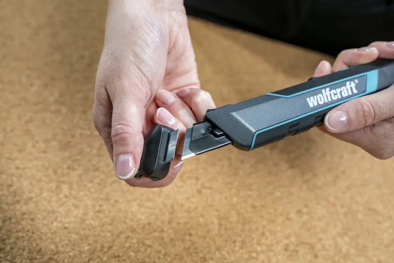 Nůž s odlamovací čepelí Wolfcraft PRO SAFETY, 18 mm, L/P 4290000 (WOLF4290000)
