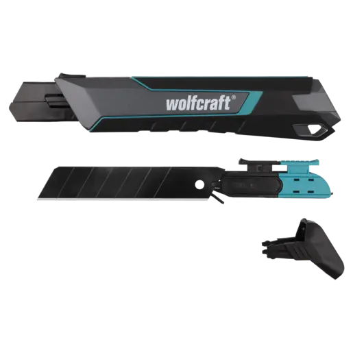 Nůž s odlamovací čepelí Wolfcraft PRO SAFETY, 25 mm, L/P 4290000 (WOLF4291000)