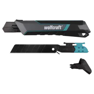 Nůž s odlamovací čepelí Wolfcraft PRO SAFETY, 25 mm, L/P 4290000 (WOLF4291000)
