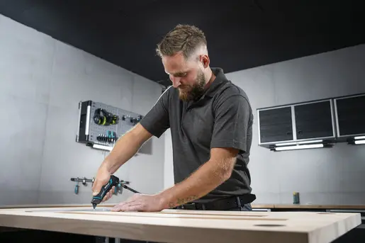 Wolfcraft nůž s trapézovou čepelí PRO SAFETY s pouzdrem (WOLF4292000)