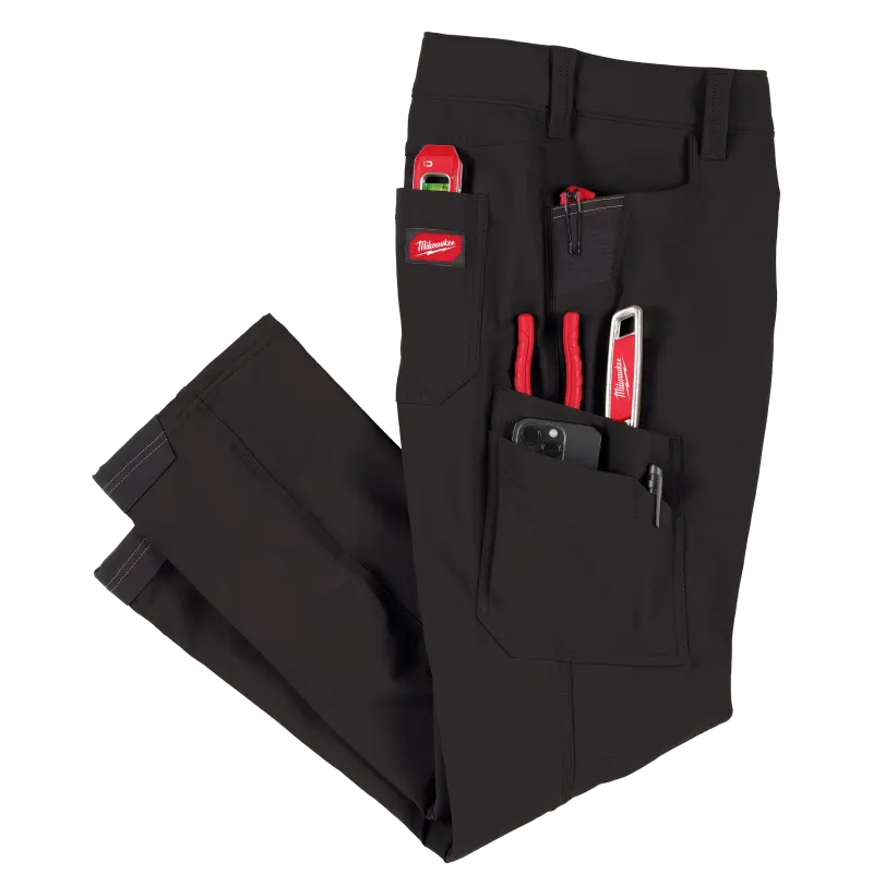 Pracovní kalhoty MILWAUKEE FREEFLEX Stretch, černé, Vel. 52/L, 4932502066