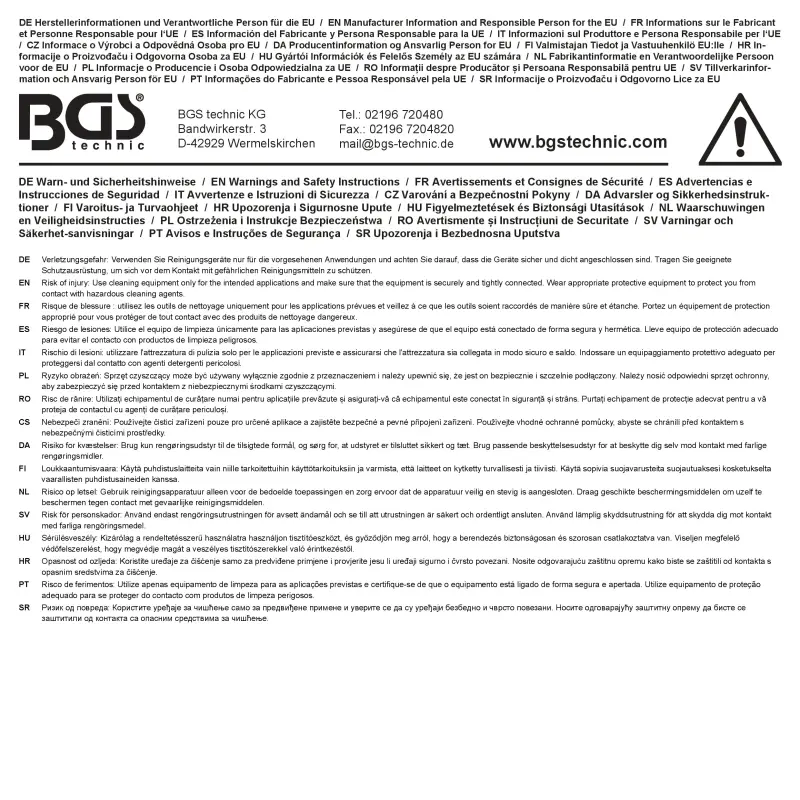 Umývací box 150 l BGS 74697 (BGS1074697)