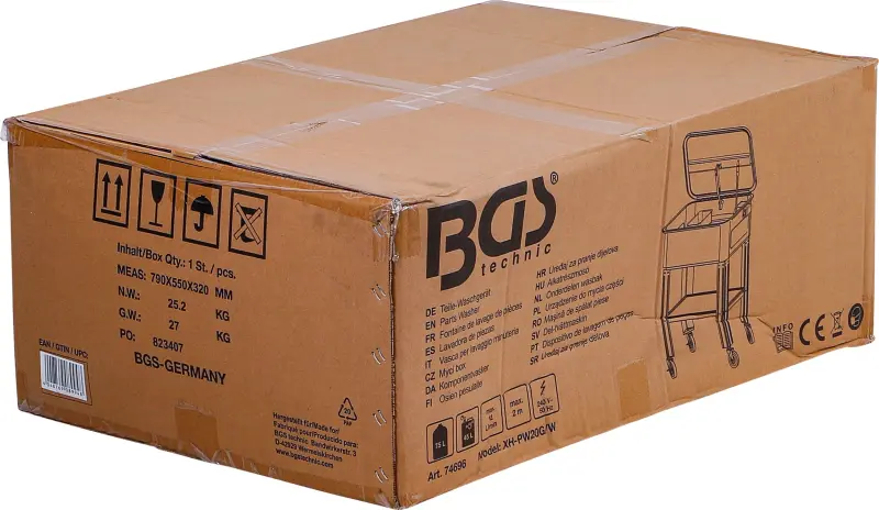Umývací box 75 l BGS 74696 (BGS1074696)