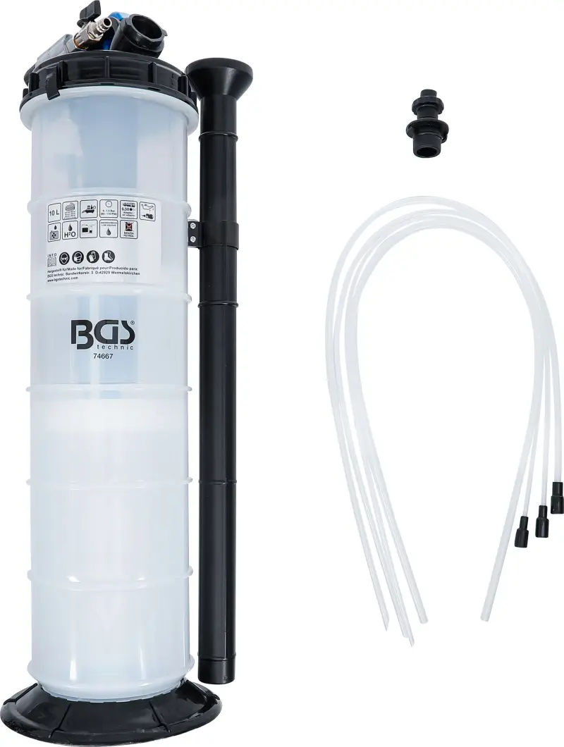 Pneumatické vákuové čerpadlo 10 l BGS 74667 (BGS1074667)
