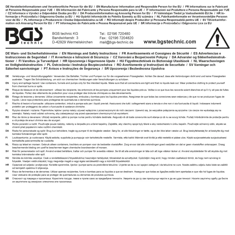 Pneumatické vákuové čerpadlo 10 l BGS 74667 (BGS1074667)