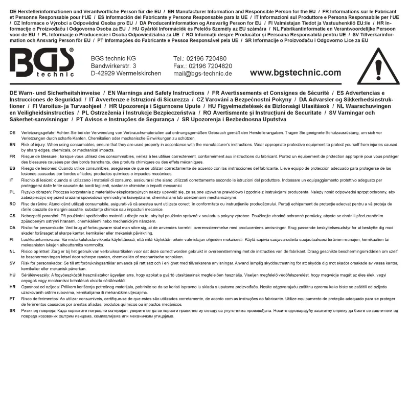 Bezpečnostné špendlíky 22 ÷ 55 mm Kraftmann 88196 6 veľkostí - 250 dielov (BGS1088196)