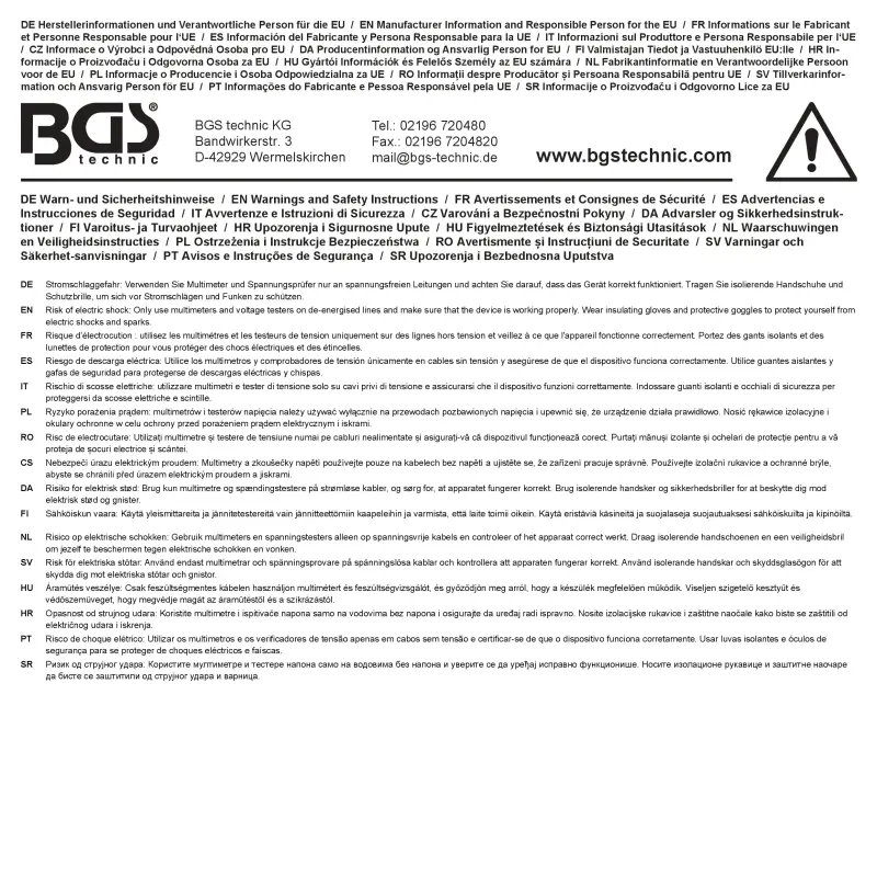 Automobilový diagnostický multimeter BGS 63407 (BGS1063407)