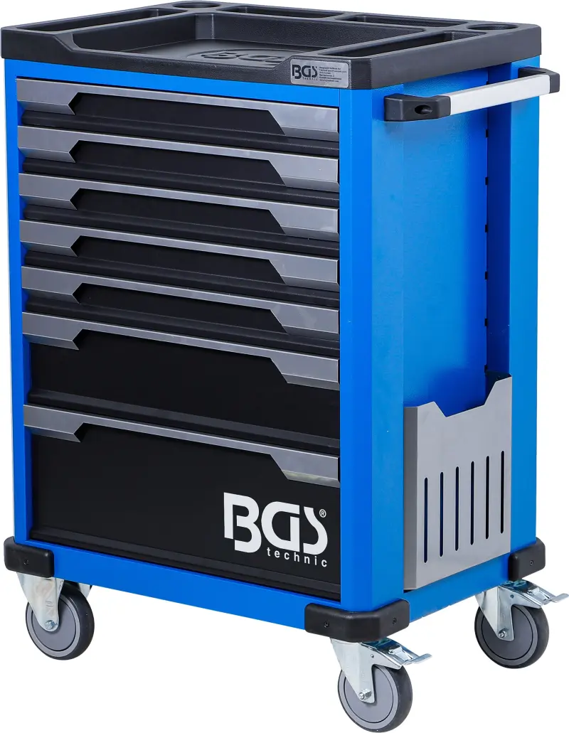 Dielenský vozík 7 zásuviek BGS 6068 - 246 nástrojov (BGS106068)
