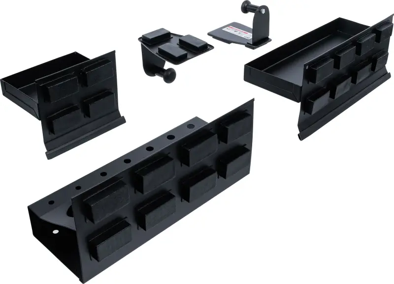 Magnetické odkladacie priehradky a držiak na rolky BGS 74574 - 4 diely (BGS1074574)