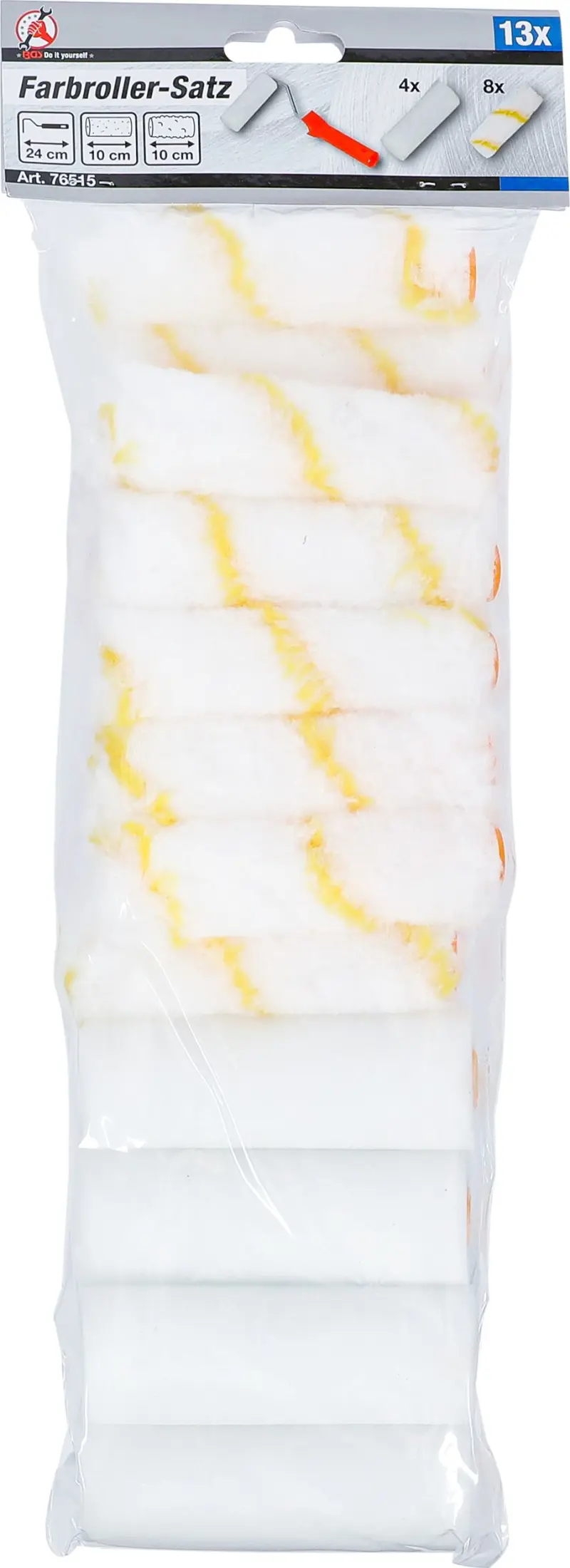 Valčeky na farbu Kraftmann 76515, PP - 13 dielov (BGS1076515)
