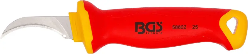 Káblový nôž VDE 180 mm BGS 35893 háková čepeľ (BGS1035893)