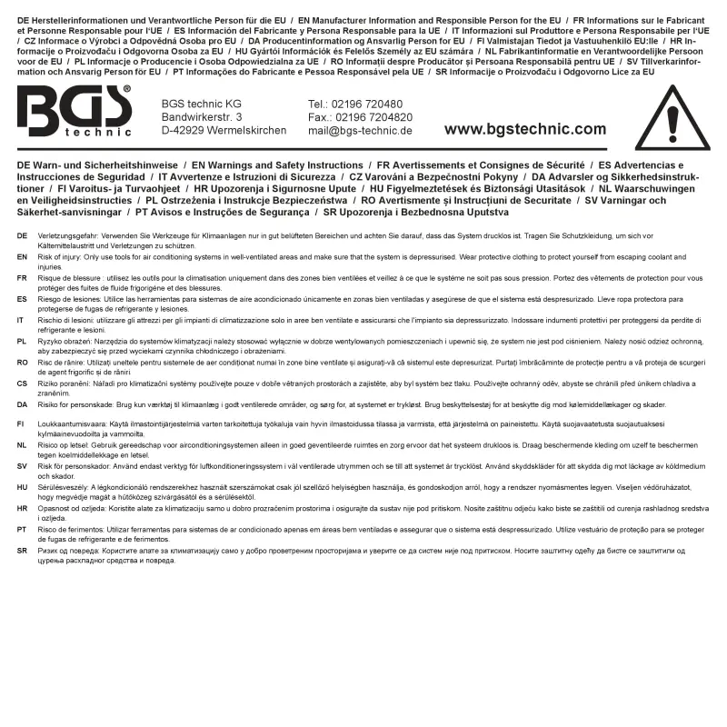 Prípravok na demontáž hadice kúrenia pre GM BGS 74662 (BGS1074662)