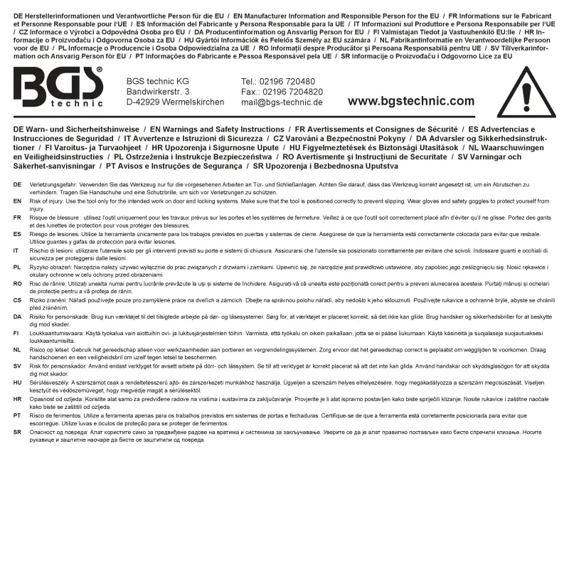 Nástroj na odistenie bezpečnostného pásu pre vozidlá Tesla BGS 74650 (BGS1074650)