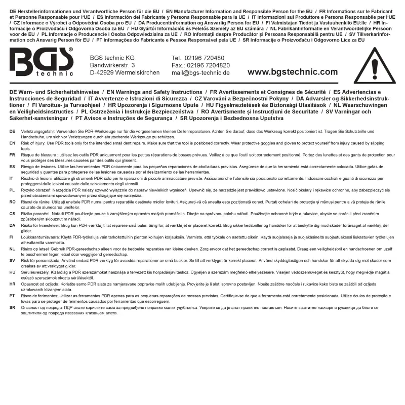 Indukčné zariadenie na vytiahnutie zárezov BGS 70240 (BGS1070240)