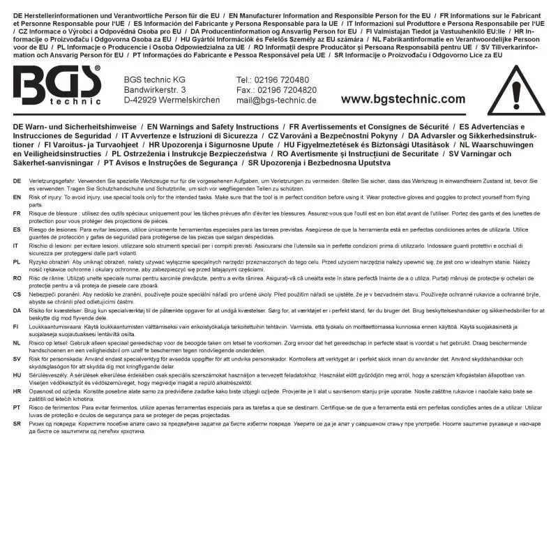 Nástroj pre púzdra elektromotora pre Tesla Model 3 BGS 74699 (BGS1074699)