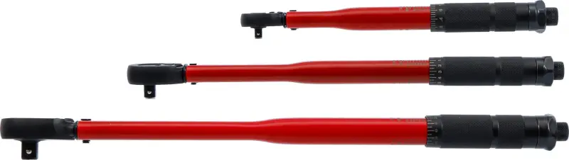 Momentové kľúče Kraftmann 2 ÷ 210 Nm BGS1090114 (Sada 3 ks) (1/4") 2 ÷ 24 Nm, (3/8") 19 ÷ 110 Nm, (1/2") 28 - 210 Nm - 3 diely (BGS109